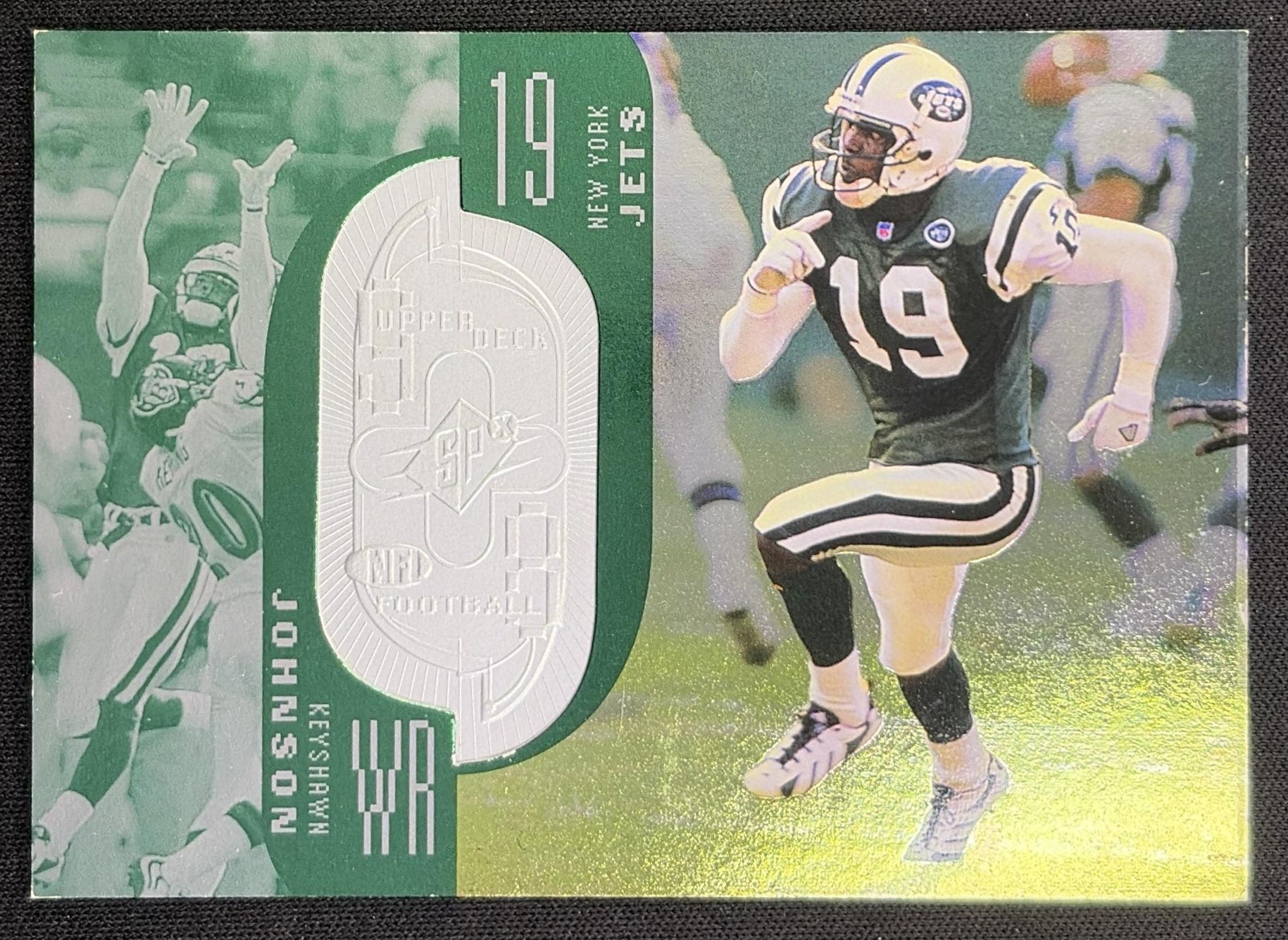 Keyshawn Johnson 1998 SPx Finite /10100 Jets