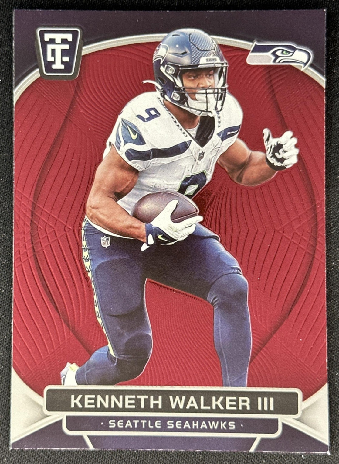 Kenneth Walker III 2024 Panini Totally Certified Red Seahawks Chiefs front