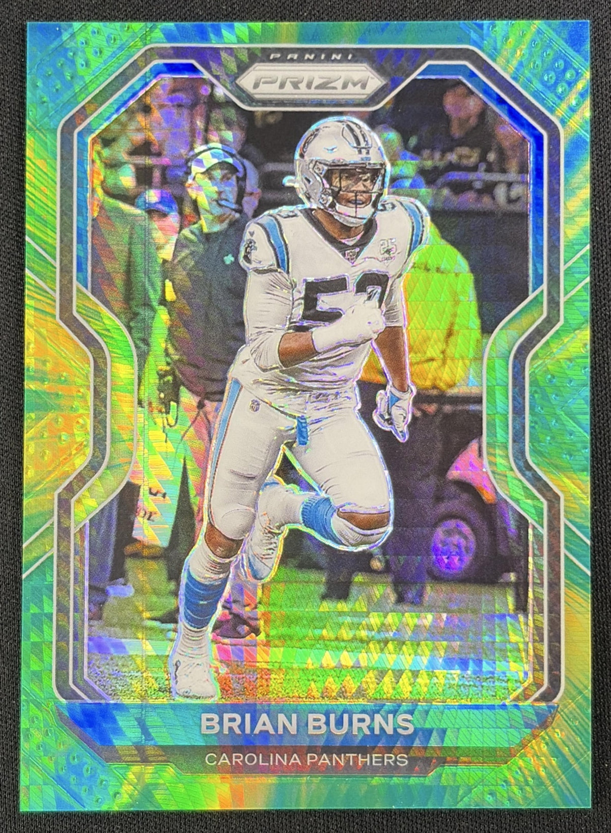 Brian Burns 2020 Panini Prizm Hyper /175 Panthers