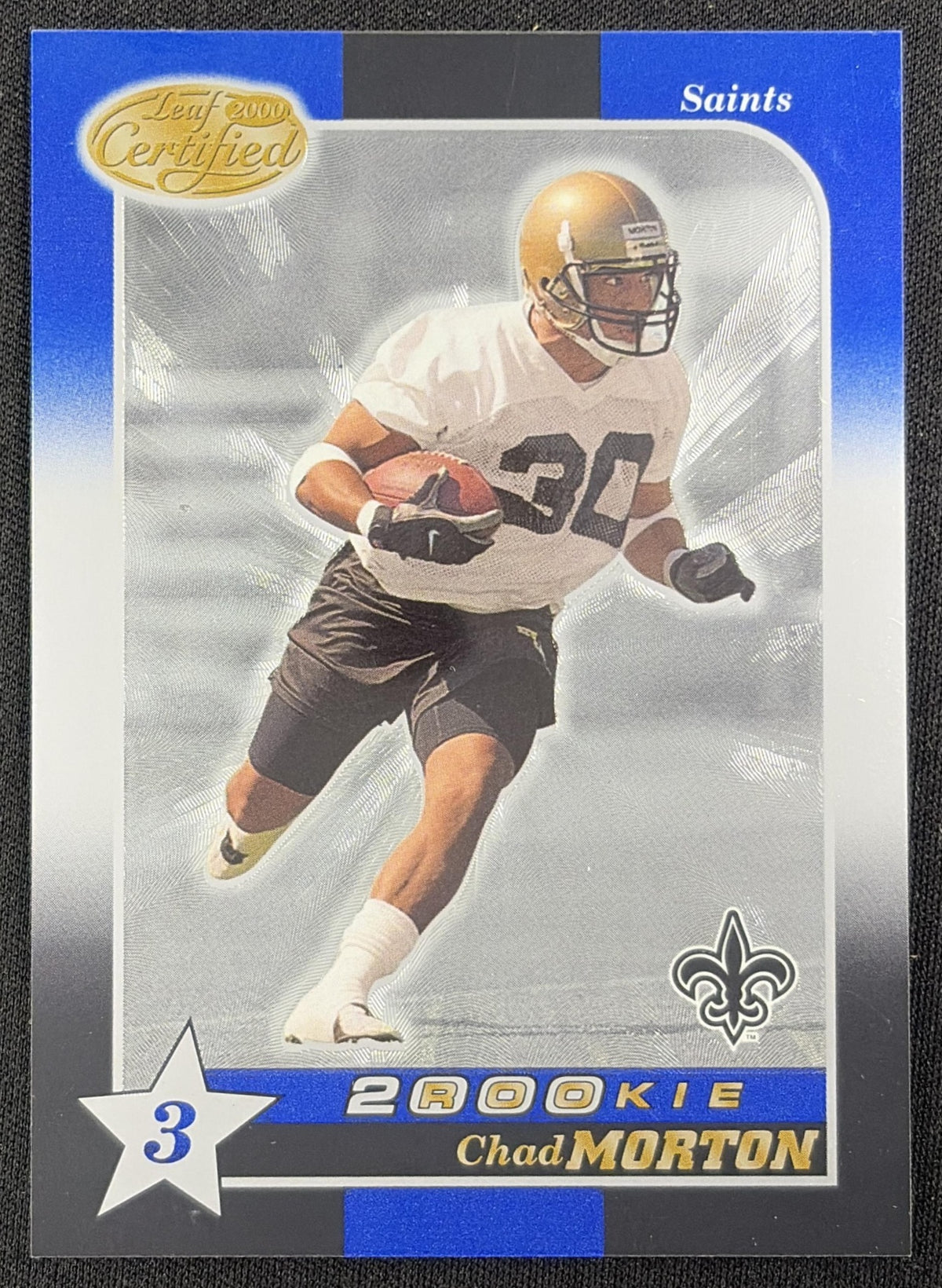 Chad Morton 2000 Leaf Certified /2000 New Orleans Saints