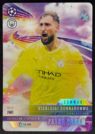 Gianluigi Donnarumma 2025 Match Attax Madness UEFA Champions League Fever Dream Man City Default Title Sports Trading Cards