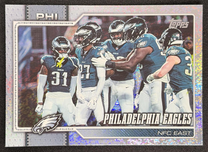 Philadelphia Eagles 2026 Topps Rainbow Foil