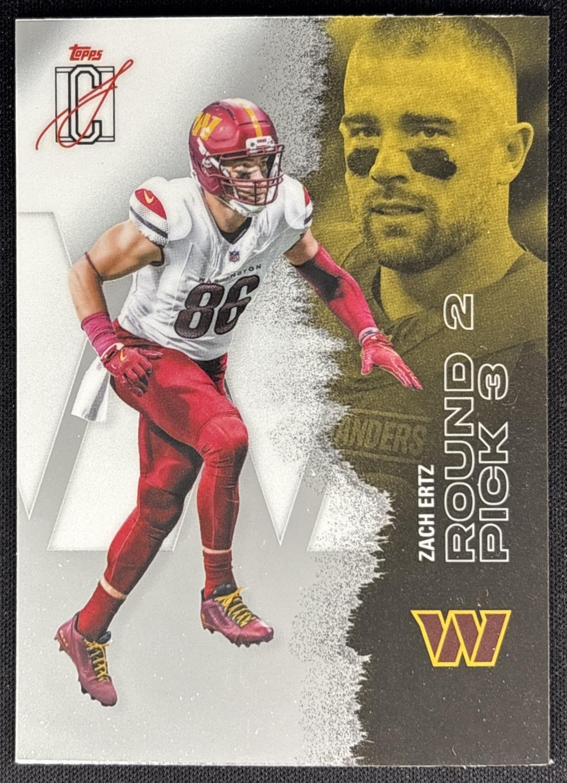 Zach Ertz 2025 Topps Signature Class Chrome Veteran Commanders Sports Trading Cards