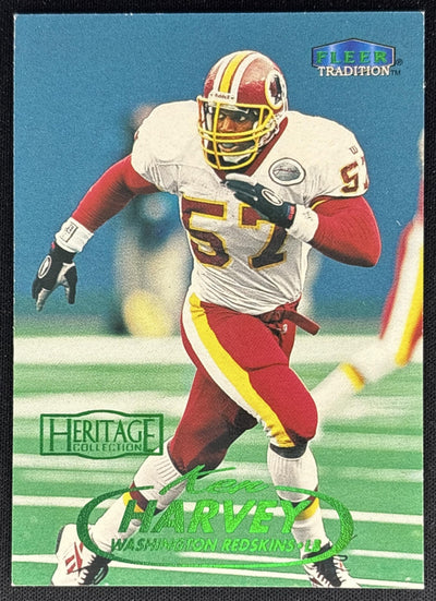 Ken Harvey 1998 Fleer Tradition Heritage /125 Redskins Commanders Sports Trading Cards