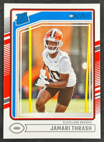 Jamari Thrash 2024 Donruss Rated Rookie Browns Sports Trading Cards