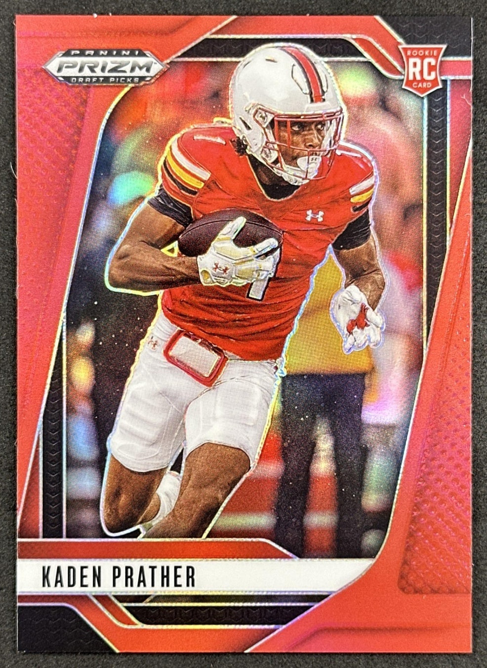 Kaden Prather 2025 Panini Prizm Draft Picks Red /399 Bills front