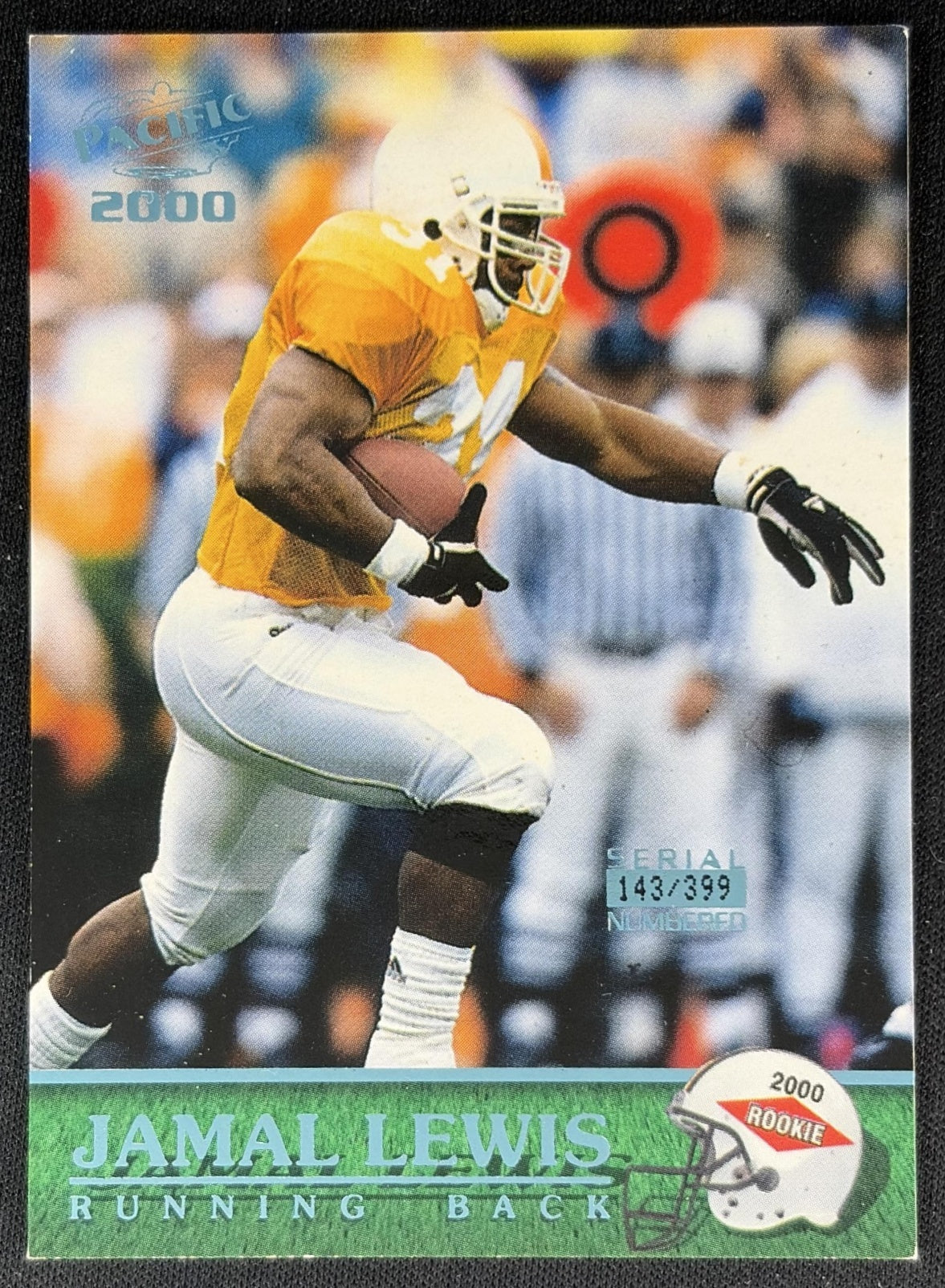 Jamal Lewis 2000 Pacific Draft Picks /999 Volunteers front
