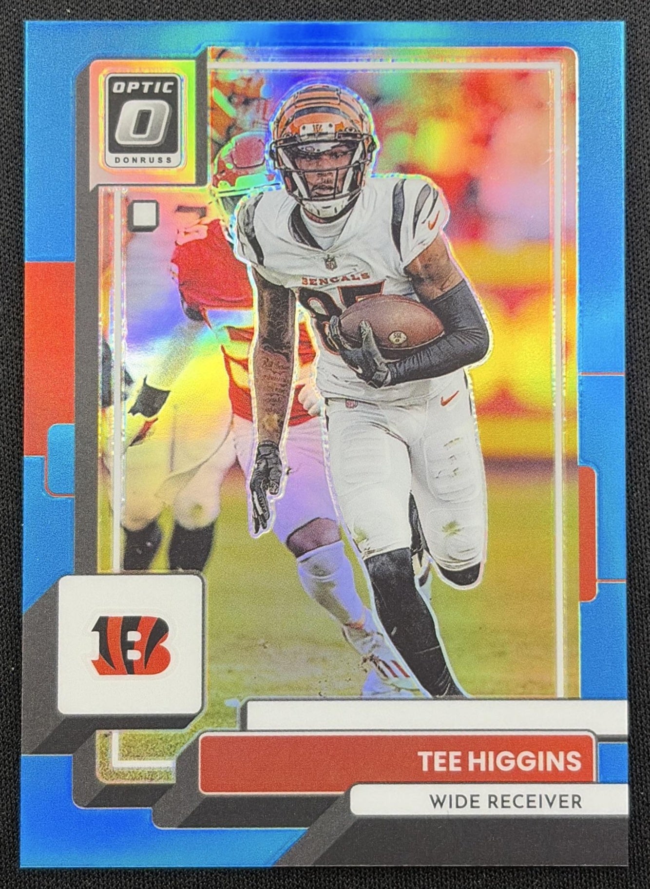 Tee Higgins 2022 Panini Donruss Optic Aqua /299 Bengals