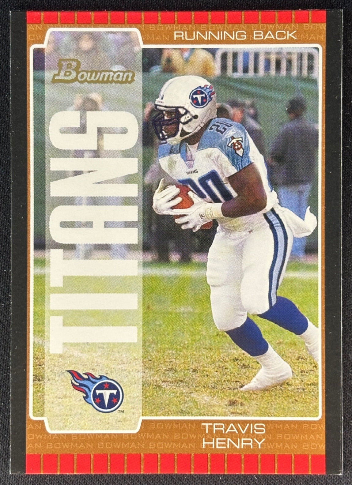Travis Henry 2005 Bowman Bronze Titans Football