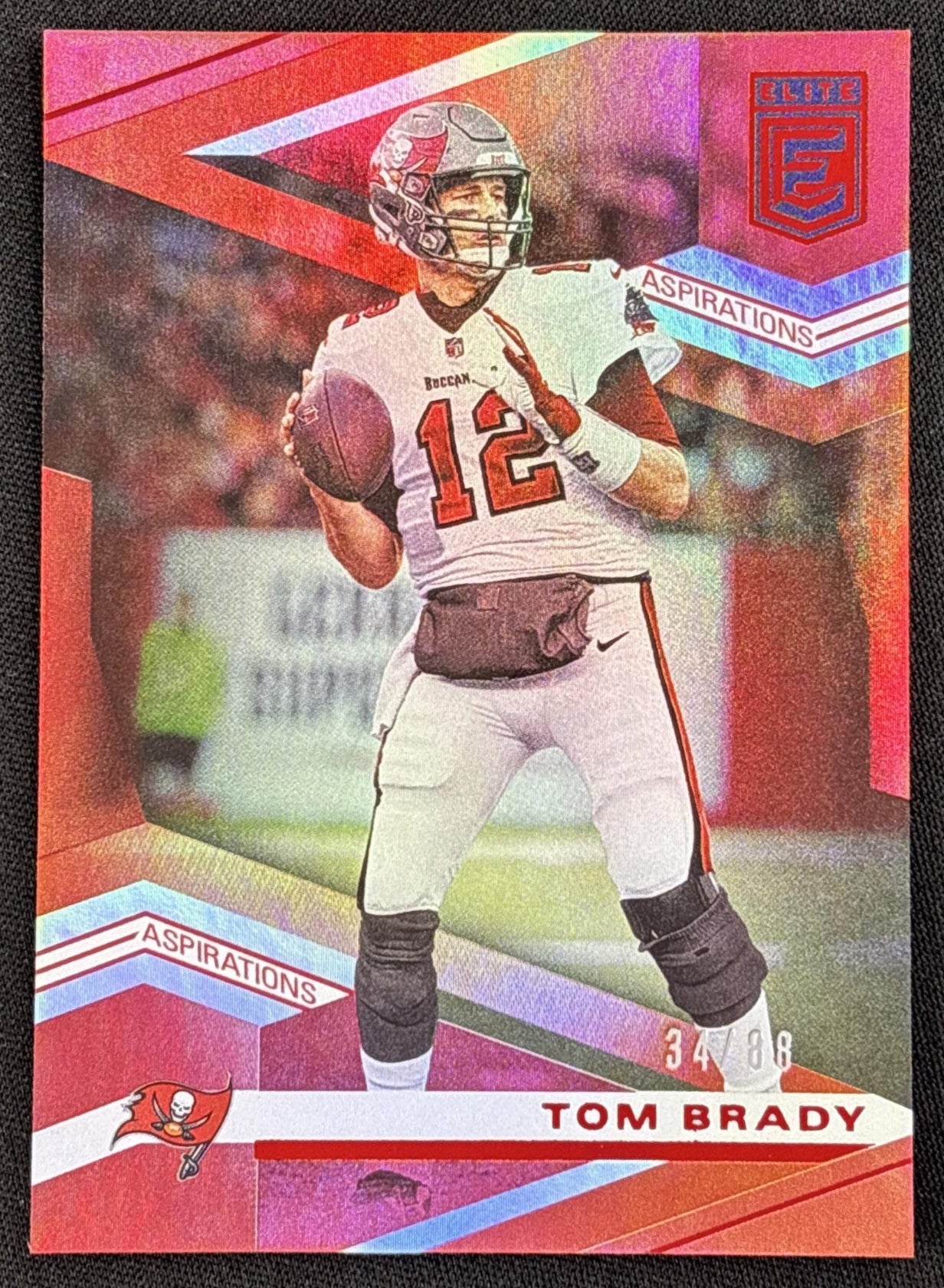 Tom Brady 2020 Panini Donruss Elite Aspirations /88 Buccaneers