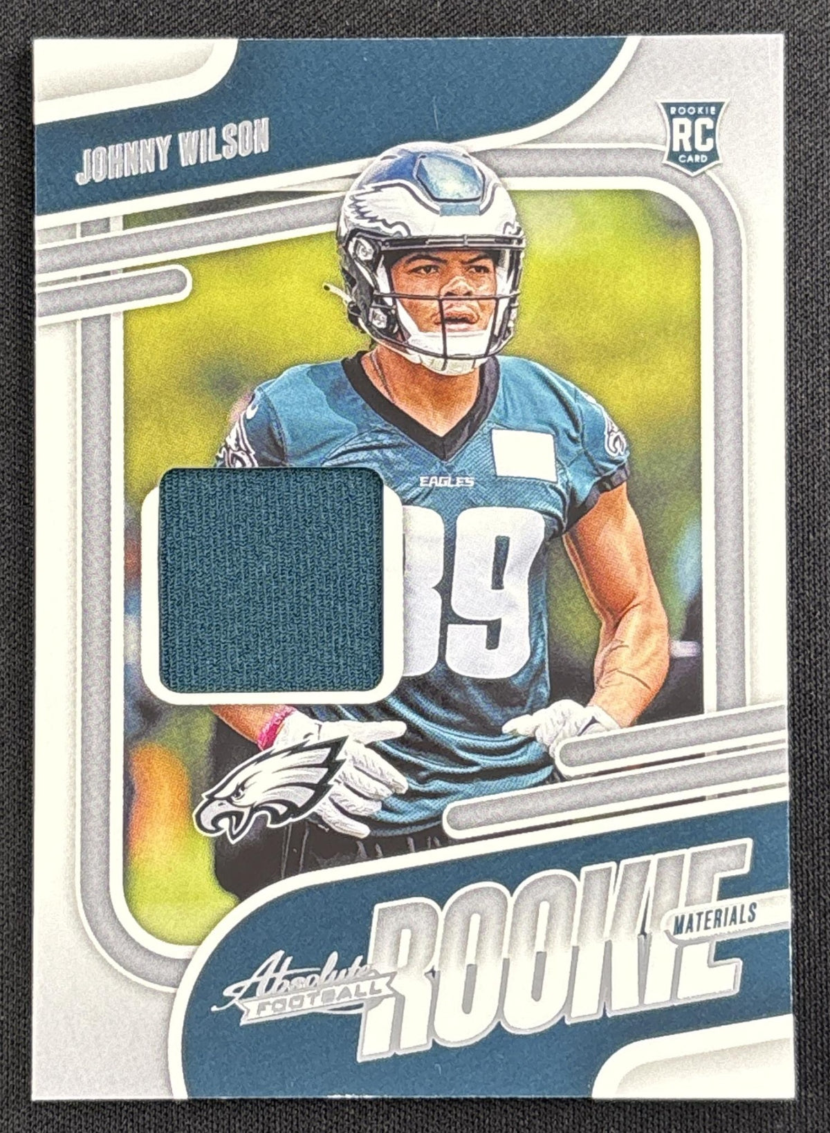 Johnny Wilson 2024 Panini Absolute Rookie Materials Eagles
