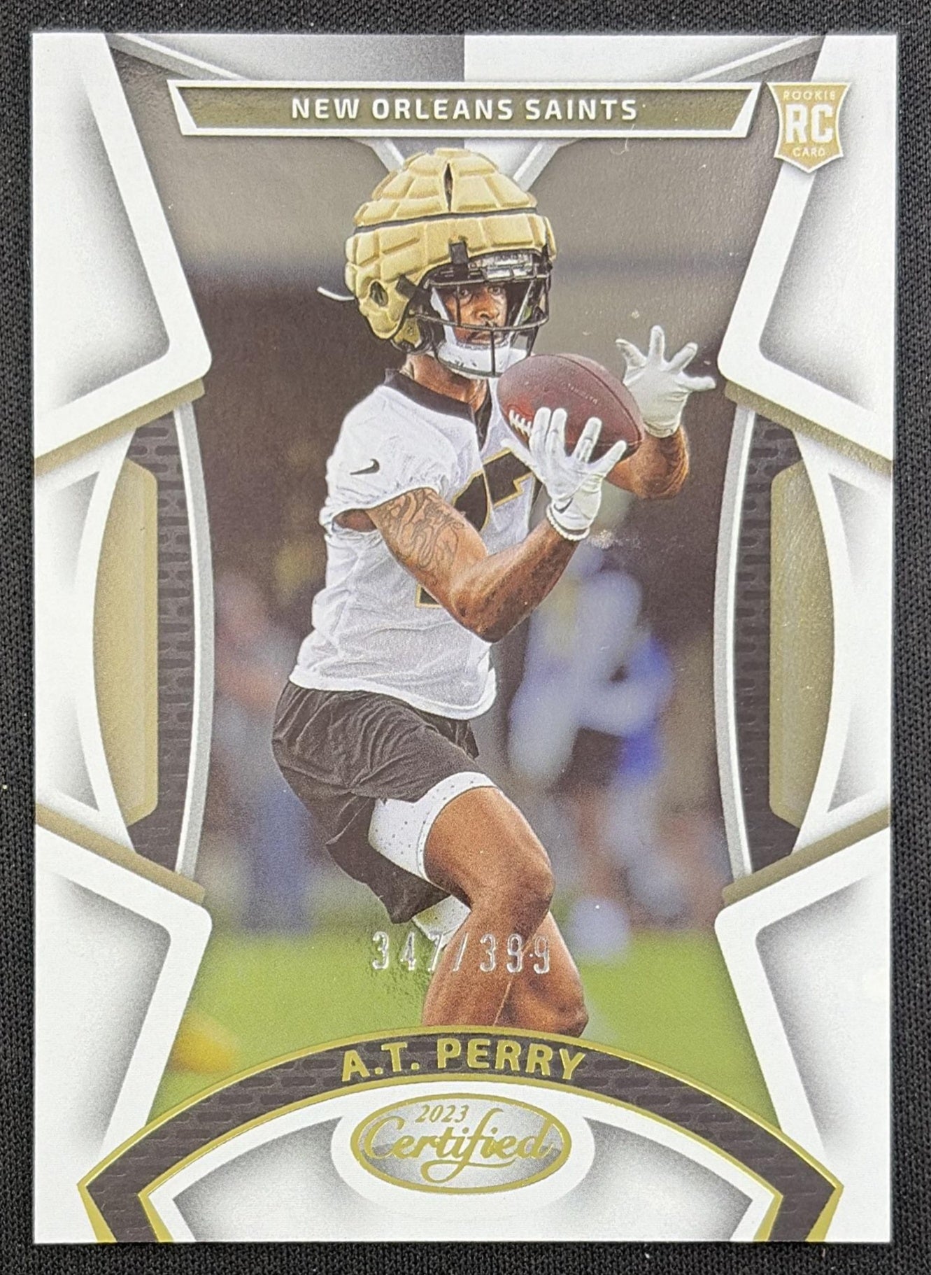 A.T. Perry 2023 Panini Certified /399 Saints New Orleans Saints