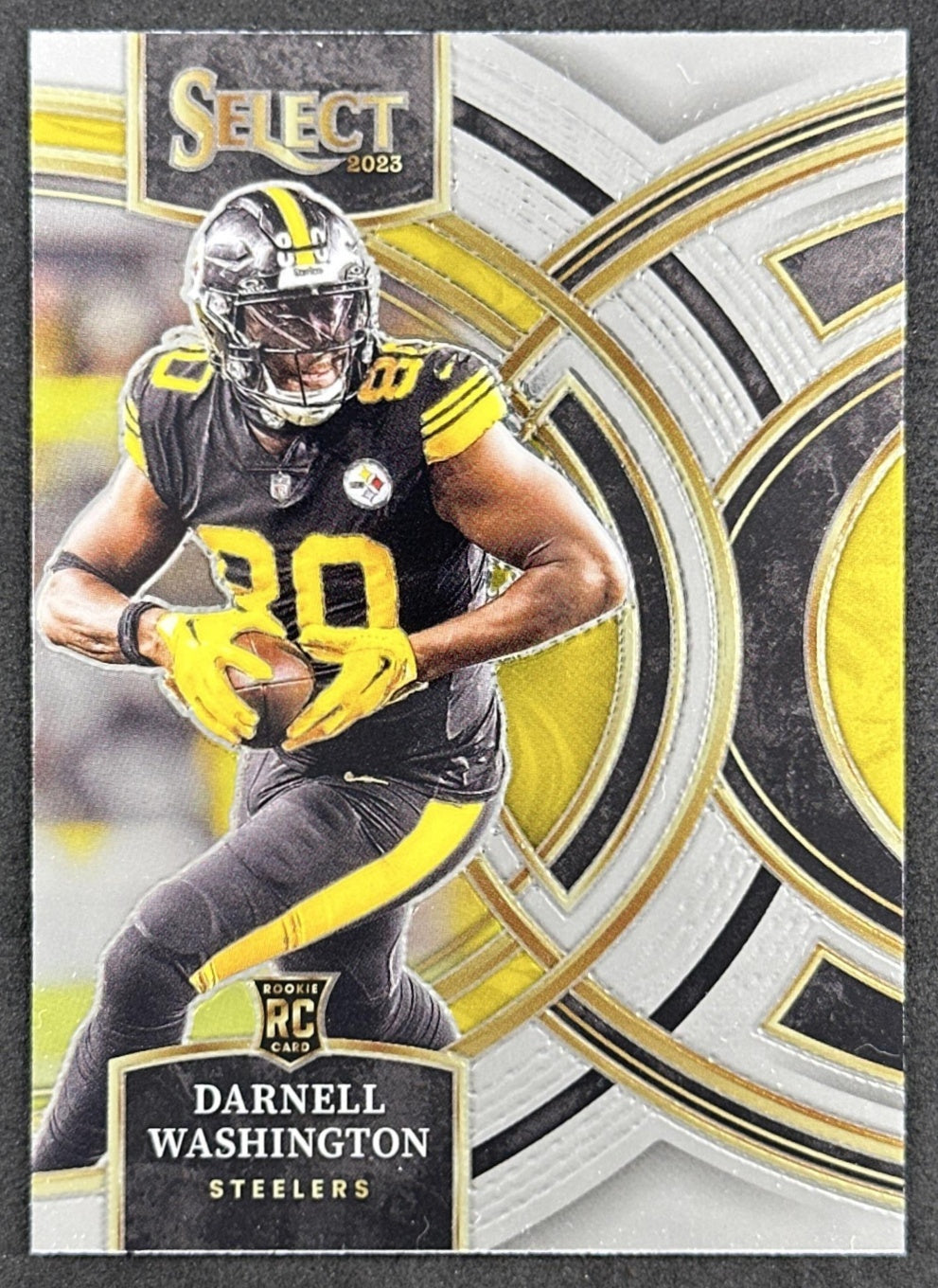 Darnell Washington 2024 Panini Select Premier Level Steelers front sports trading card
