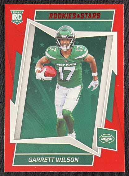 Garrett Wilson 2022 Panini Rookies & Stars Red Jets