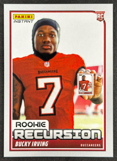 Bucky Irving 2024 Instant NFL Rookie Recursion Panini Buccaneers Sports Trading Card