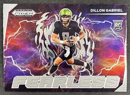Dillon Gabriel 2025 Panini Prizm Draft Picks Fearless Ducks Browns