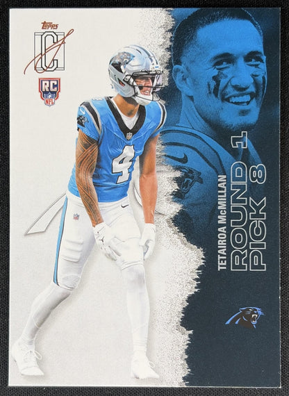 Tetairoa McMillan 2025 Topps Signature Class Rookie Panthers front