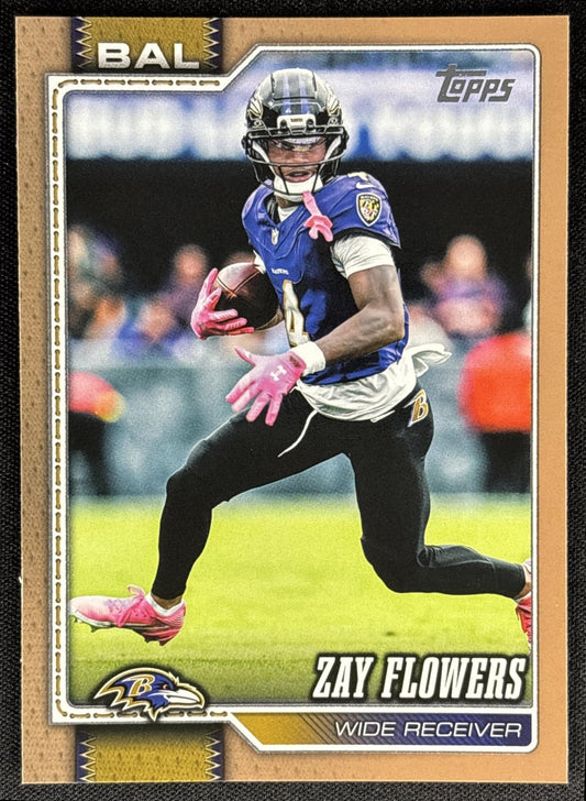 Zay Flowers 2026 Topps Gold /2026 Ravens