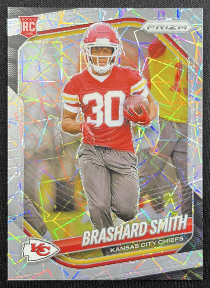 Brashard Smith 2025 Panini Prizm Lazer Chiefs