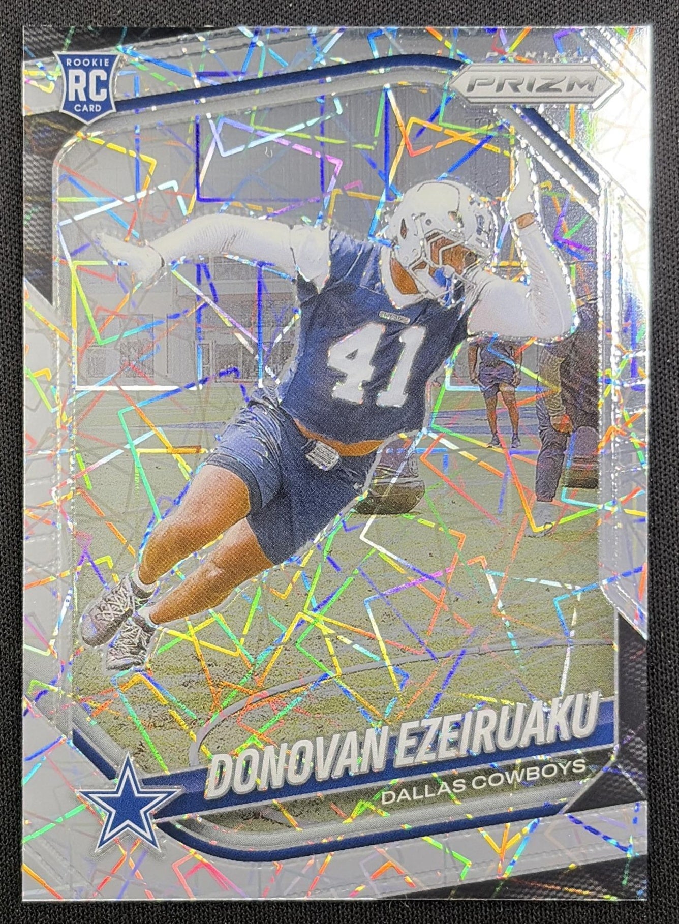 Donovan Ezeiruaku 2025 Panini Prizm Lazer Cowboys