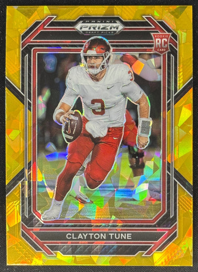 Clayton Tune 2023 Panini Prizm Draft Picks Prizms Gold Ice Cardinals Sports Trading Cards