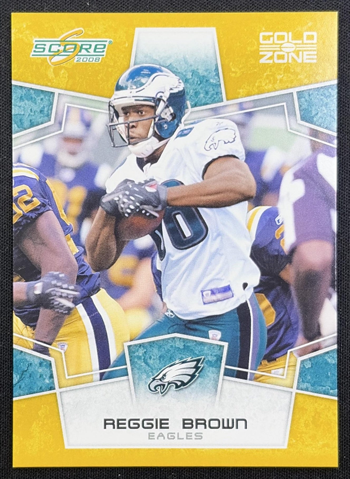 Reggie Brown 2008 Score Gold Zone /400 Eagles