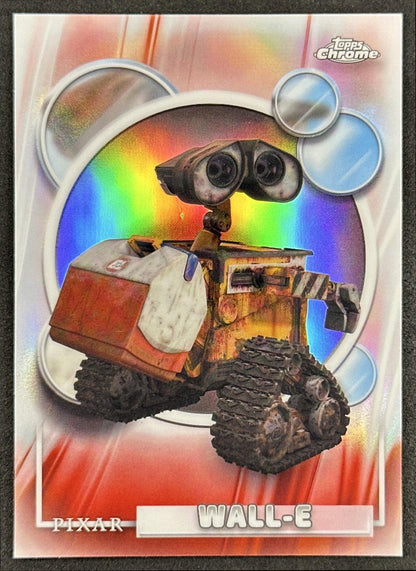 WALL-E 2026 Topps Chrome Disney Refractor Front