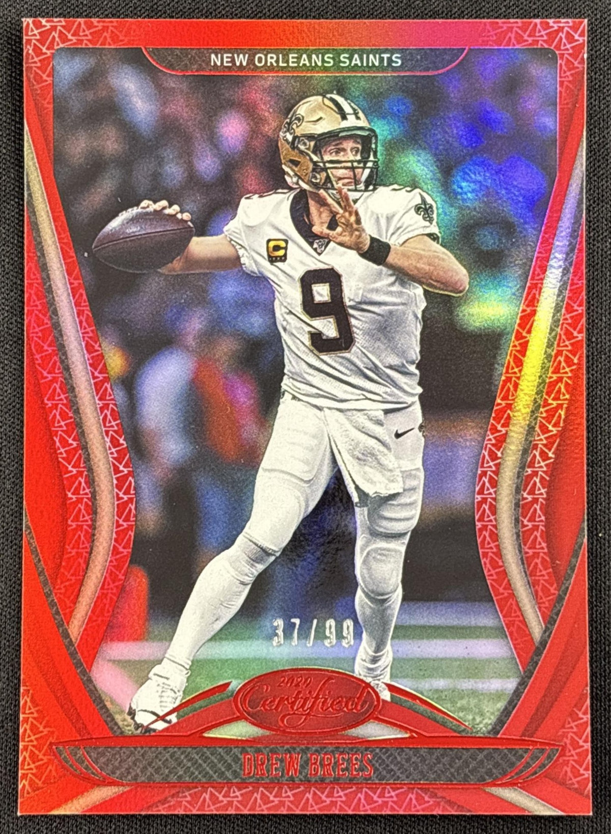 Drew Brees 2020 Panini Certified Mirror Red /99 Saints