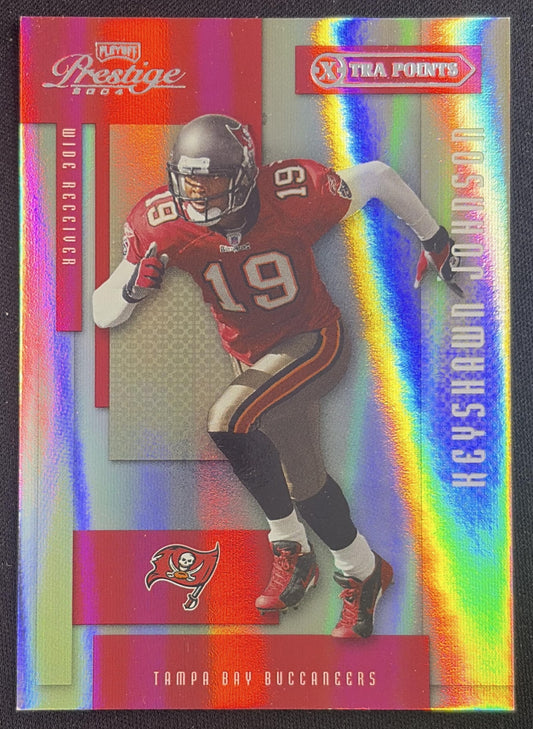 Keyshawn Johnson 2004 Playoff Prestige Xtra Points Red /100 Buccaneers