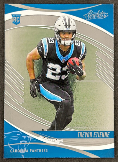 Trevor Etienne Absolute Rookie Carolina Panthers Sports Trading Cards