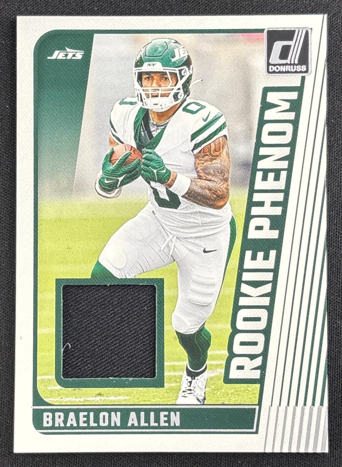 Braelon Allen 2024 Panini Donruss Rookie Phenom Jerseys Jets