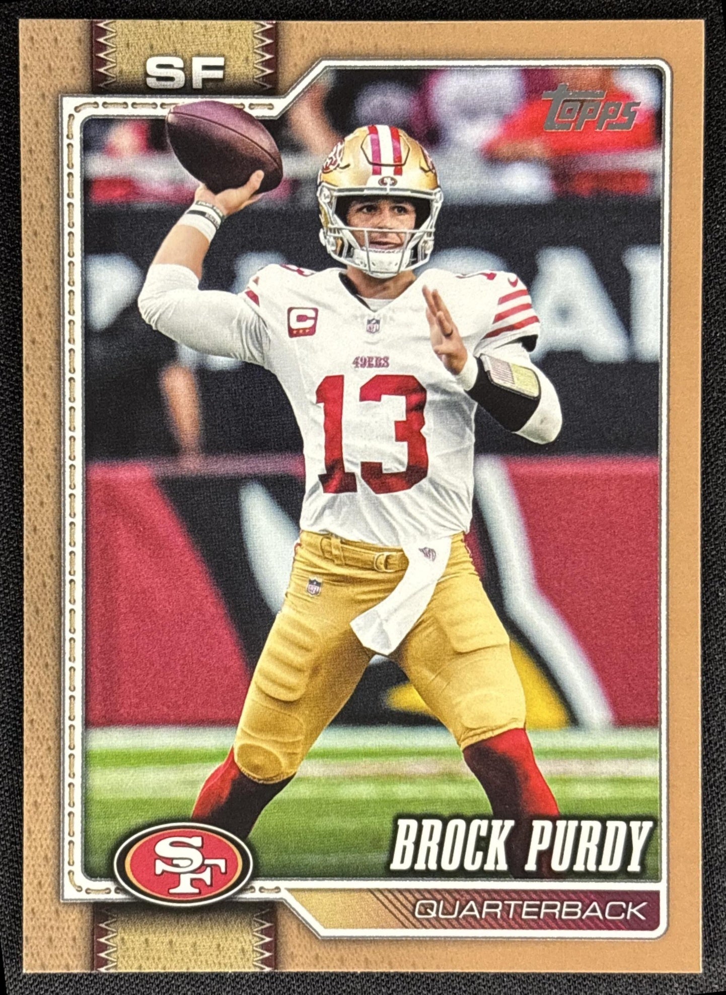 Brock Purdy 2026 Topps Gold /2026 49ers Sports Trading Card