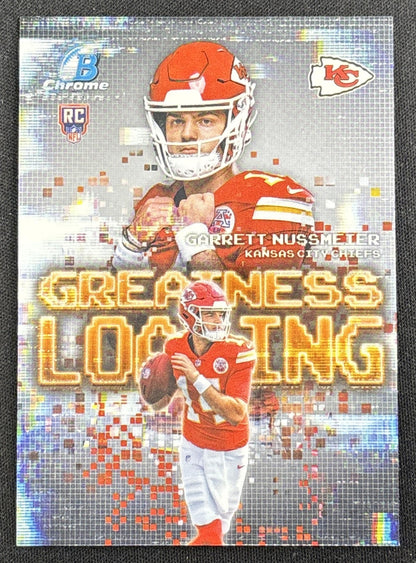 Garrett Nussmeier 2026 Bowman Greatness Loading Chiefs