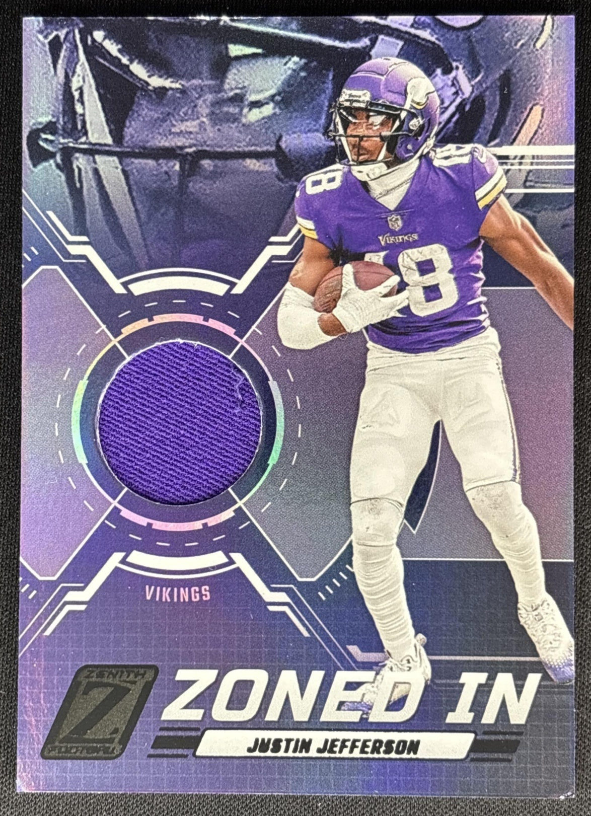 Justin Jefferson 2023 Panini Zenith Zoned In Vikings