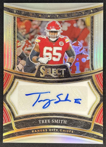 Trey Smith 2024 Panini Select Signatures /399 Chiefs