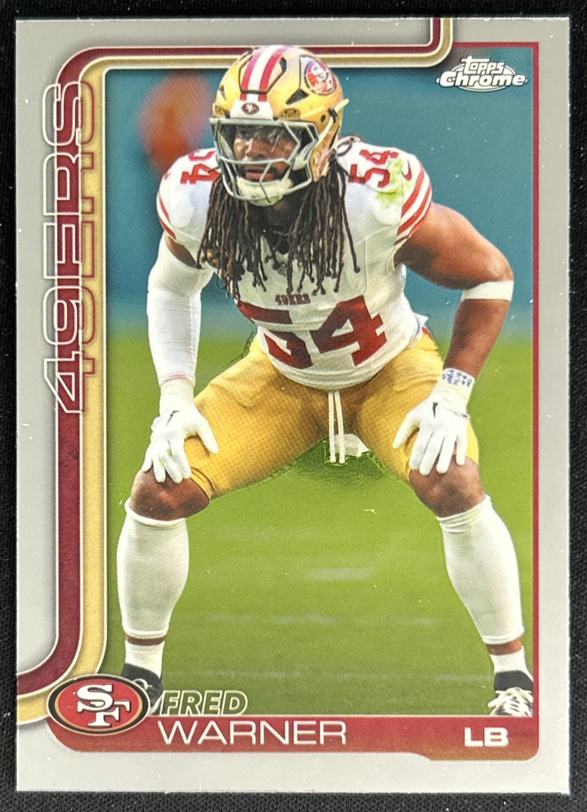 Fred Warner 2025 Topps Chrome 49ers Default Title
