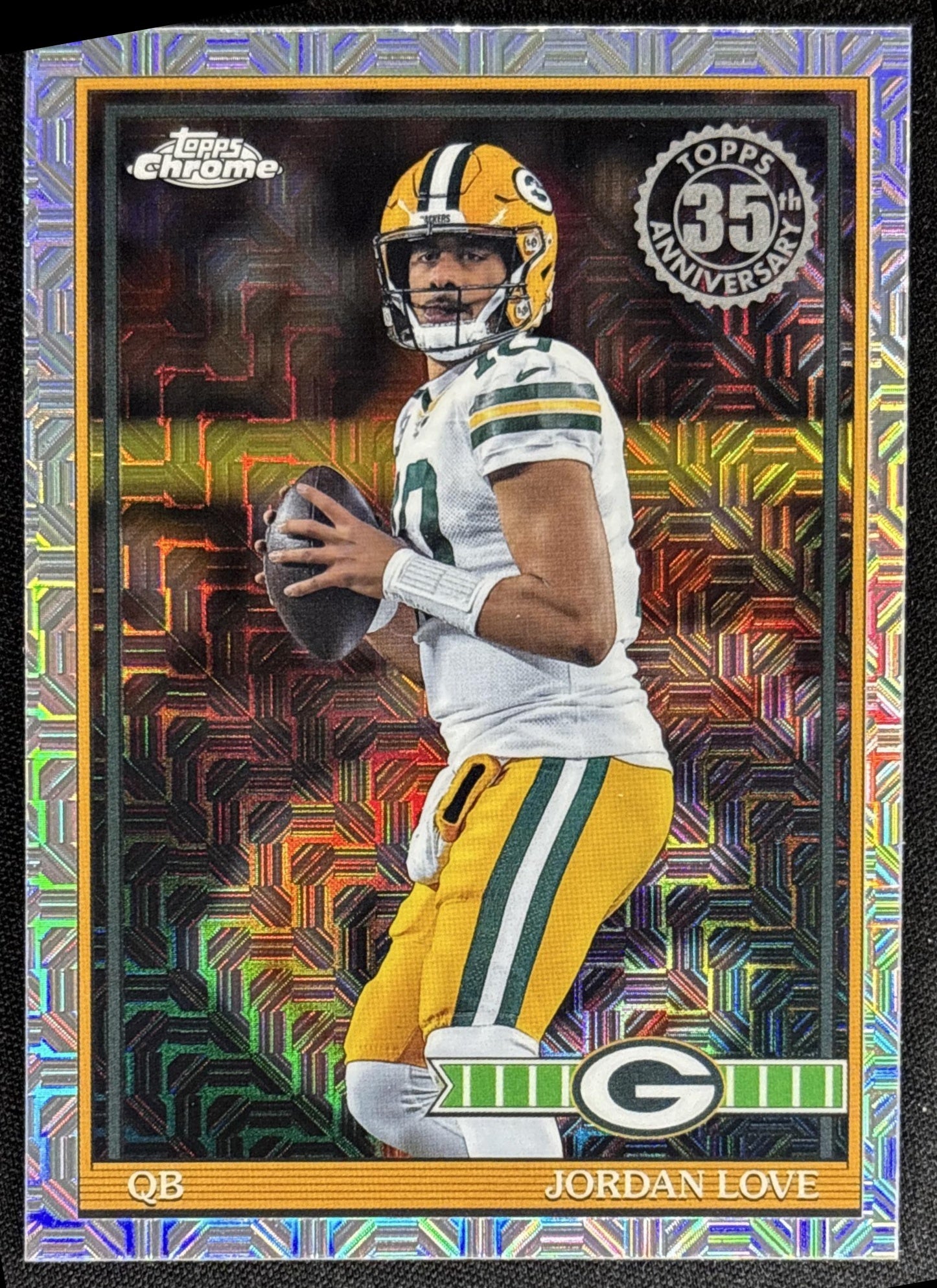 Jordan Love 2026 Topps 1991 Chrome Mojo Refractor Packers