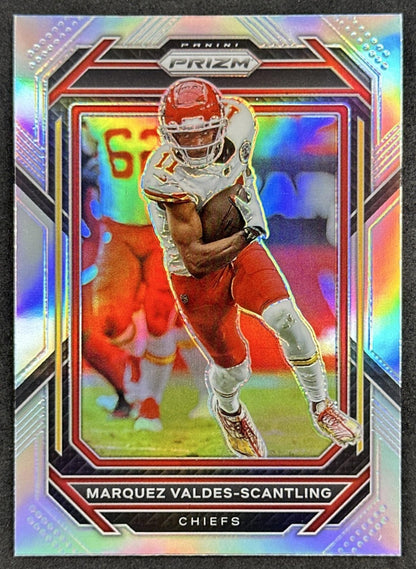Marquez Valdes-Scantling 2022 Panini Prizm Silver Chiefs front sports trading card
