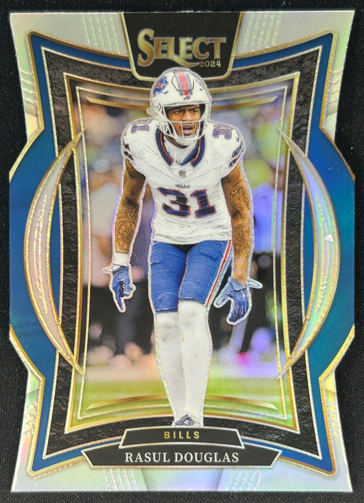 Rasul Douglas 2024 Panini Select Concourse Silver Prizm Die-Cut Bills Sports Trading Cards