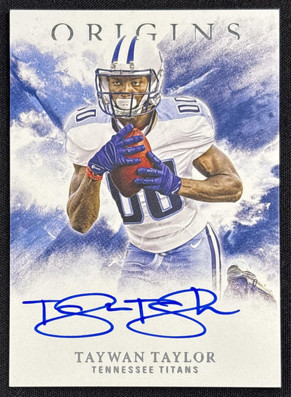 Taywan Taylor 2017 Panini Origins Rookie Auto Tennessee Titans