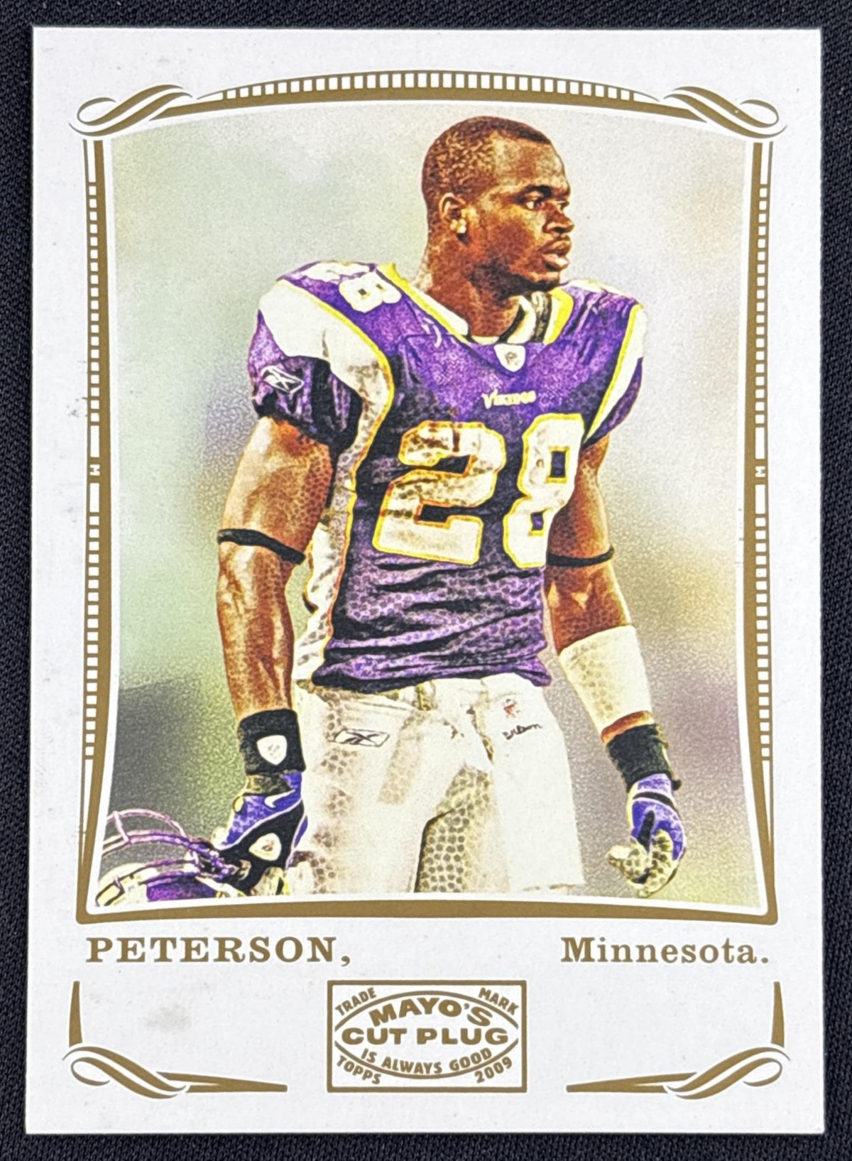 Adrian Peterson 2009 Topps Mayo Vikings