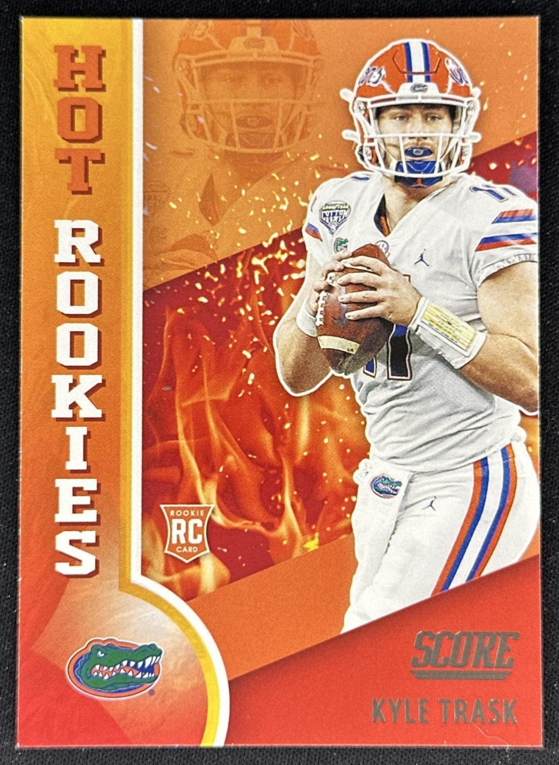 Kyle Trask 2021 Panini Score Hot Rookies Gators front