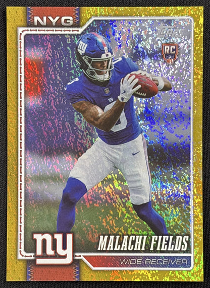 Malachi Fields 2026 Topps Gold Foil /50 Giants
