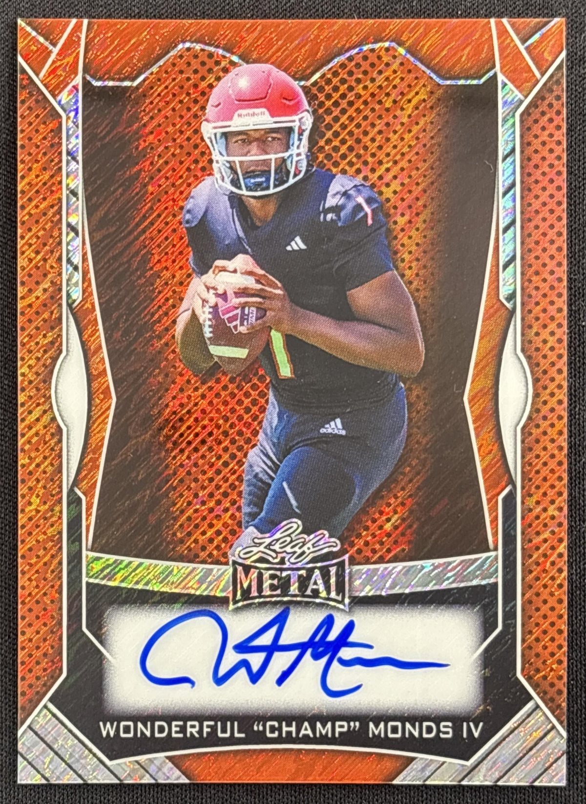 Wonderful "Champ" Monds IV 2025 Leaf MEtal Auto /6