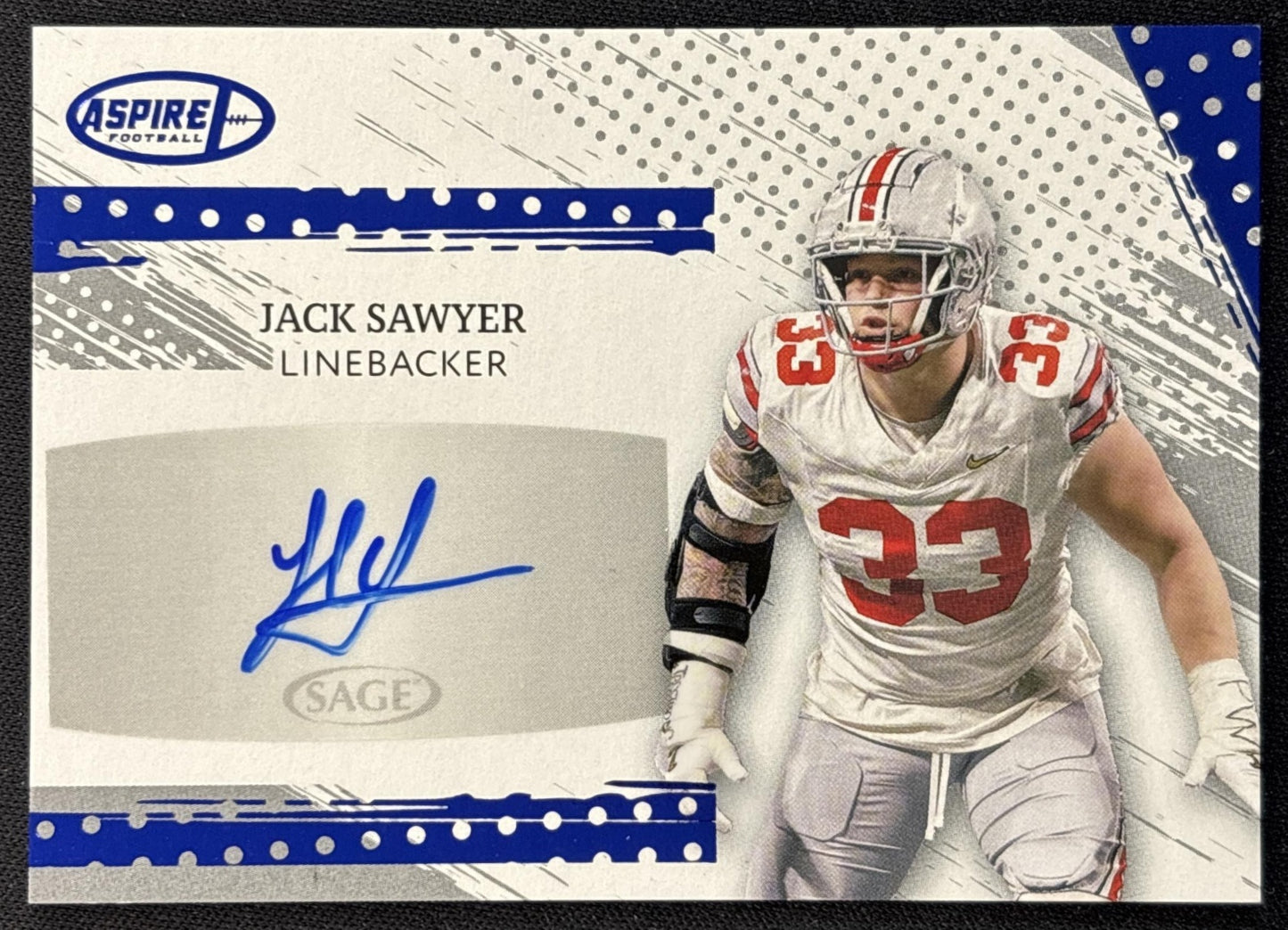 Jack Sawyer 2025 Aspire Auto Steelers front
