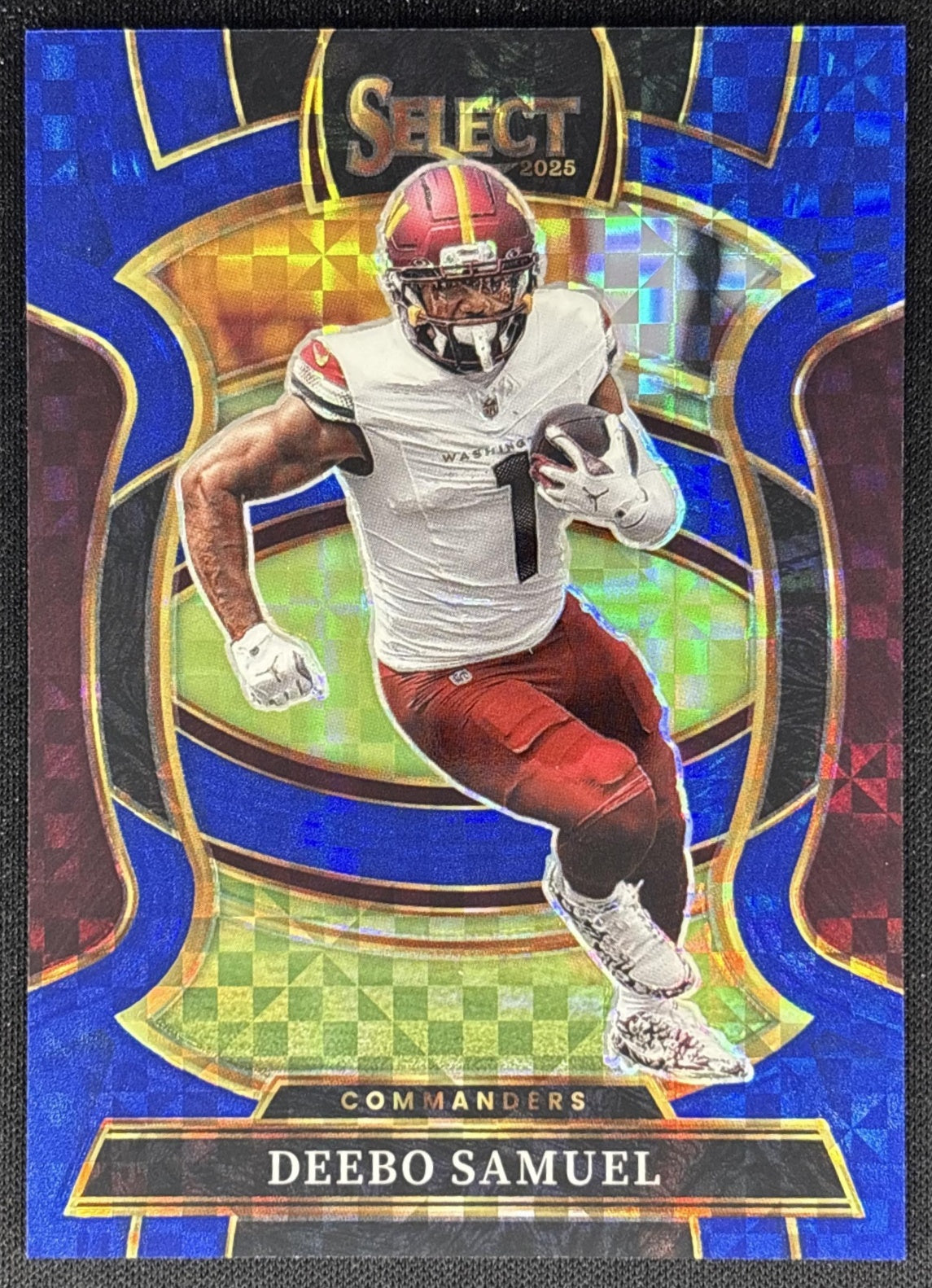 Deebo Samuel 2025 Panini Select Concourse Blue Prizm /249 Commanders