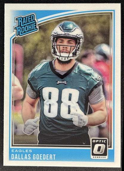 Dallas Goedert 2018 Panini Donruss Optic Eagles