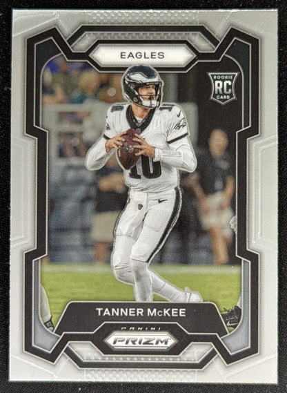 Tanner McKee 2023 Panini Prizm Eagles Default Title Sports Trading Card