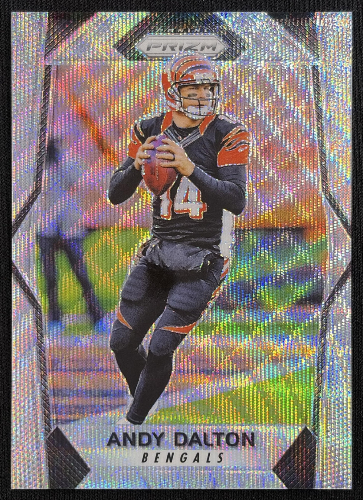 Andy Dalton 2017 Panini Prizm Blue Wave /149 Bengals Cincinnati Bengals Sports Trading Card