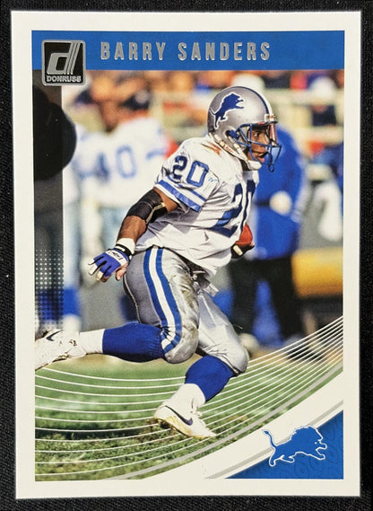 Barry Sanders 2018 Panini Donruss Lions